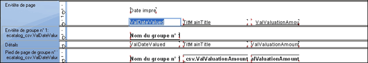 Éditer un rapport Crystal